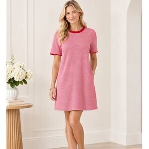 Draper James Textured Shift Sweaterdress Size Large